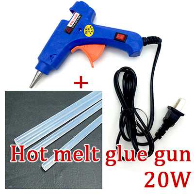 LinParts.com - 20W Hot melt glue gun [110V-240V] + 5pcs Glue Sticks
